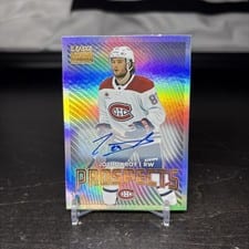 2024-25 Skybox Metal Universe Skybox Premium Prospects Auto Joshua Roy #PP-1 card