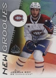 2024-25 SP Game Used New Grooves Joshua Roy #NG-12 card
