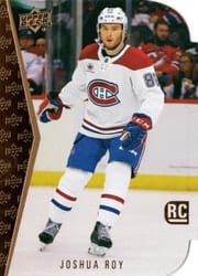 2024-25 Upper Deck 1994-95 Rookie Tribute Die Cuts Joshua Roy #RDT-6 card