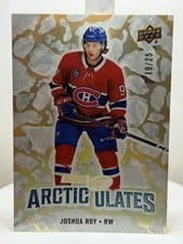 2024-25 Upper Deck Ice Arcticulates Joshua Roy #AT-60 card