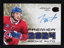 2024-25 Upper Deck Premier Premier Rookie Auto Jersey Joshua Roy #PRA-JR card