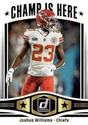 2023 Donruss Champ is Here Joshua Williams #CIH-20 card
