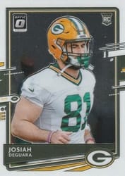 2020 Donruss Optic Base Set Josiah Deguara #142 card