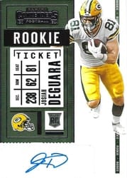 2020 Panini Contenders Base Set Josiah Deguara #182 card