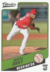 2022 Panini Chronicles Classics Josiah Gray #10 card