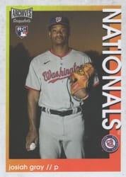2022 Topps Archives Snapshots Base Set Josiah Gray #41 card