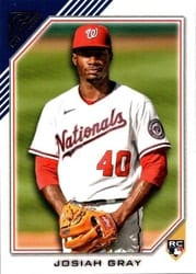 2022 Topps Gallery Base Set Josiah Gray #116 card