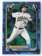 2024 Bowman Draft Sapphire Edition Base Set Josiah Romeo #BDC-184 card