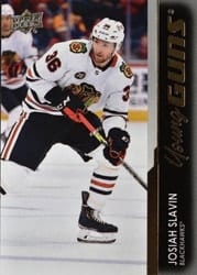 2021-22 Upper Deck Base Set Josiah Slavin #718 card