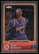 2024 Topps Chrome McDonald's All-American Base Set Joyce Edwards #3 card