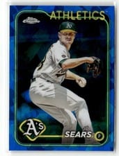 2024 Topps Chrome Sapphire Edition Base Set JP Sears #80 card