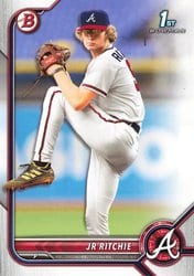 2022 Bowman Draft Base Set JR Ritchie #BD-126 card