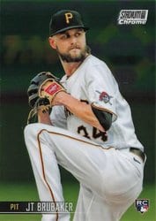 2021 Stadium Club Chrome Base Set JT Brubaker #314 card