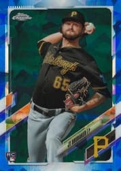 2021 Topps Chrome Sapphire Edition Base Set JT Brubaker #560 card