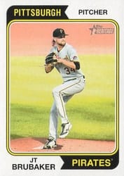 2023 Topps Heritage Base Set JT Brubaker #454 card