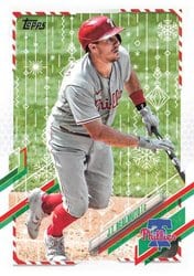 2021 Topps Holiday Base Set JT Realmuto #HW172 card