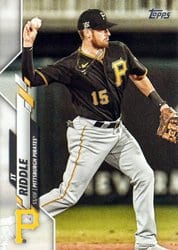 2020 Topps Update Base Set JT Riddle #U-163 card
