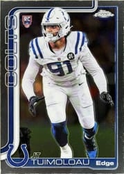 2025 Topps Chrome Base Set JT Tuimoloau #356 card