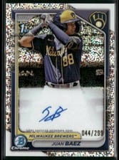 2024 Bowman Chrome Prospects Autographs Juan Baez #CPA-JBA card