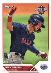 2023 Topps Pro Debut Base Set Juan Chacon #PD-31 card