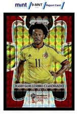 2018 Panini Prizm World Cup Juan Cuadrado #42 card