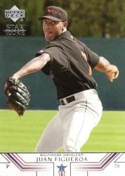 2002 Upper Deck Base Set Juan Figueroa #46 card