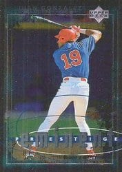 1998 Upper Deck Base Set Juan Gonzalez #622 card