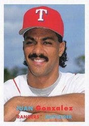 2021 Topps Archives Base Set Juan Gonzalez #39 card