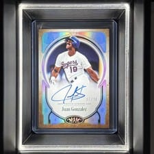 2026 Topps Tier One Prime Performers Autographs Juan Gonzalez #PPA-JG card