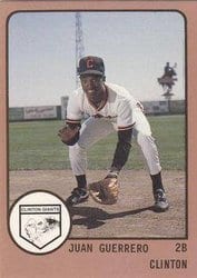 1988 ProCards Base Set Juan Guerrero #701 card