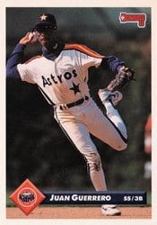1993 Donruss Base Set Juan Guerrero #240 card