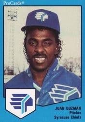 1989 ProCards FutureStars AAA Base Set Juan Guzman #797 card