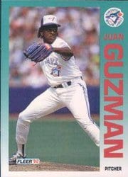 1992 Fleer Base Set Juan Guzman #330 card