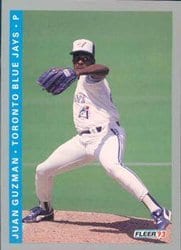 1993 Fleer Base Set Juan Guzman #693 card