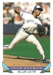 1993 Topps Base Set Juan Guzman #75 card
