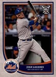 2018 Topps Big League Base Set Juan Lagares #160 card