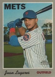 2019 Topps Heritage Base Set Juan Lagares #26 card