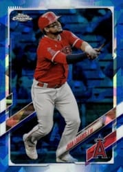2021 Topps Chrome Update Sapphire Edition Base Set Juan Lagares #US167 card