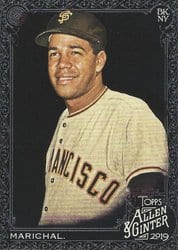 2019 Topps Allen & Ginter X Base Set Juan Marichal #54 card
