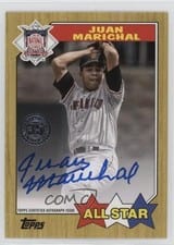 2022 Topps 1987 Topps Baseball All-Star Autographs Juan Marichal #87ASA-JMA card