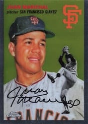 2023 Topps Chrome Platinum Anniversary Base Set Juan Marichal #82 card