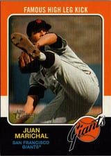 2024 Topps Heritage 1975 Retires! Juan Marichal #75R-13 card