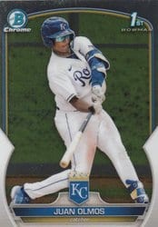 2023 Bowman Chrome Prospects Juan Olmos #BCP-136 card