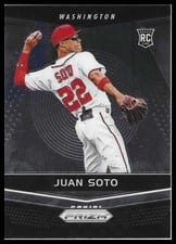 2018 Panini Chronicles Prizm Juan Soto #14 card