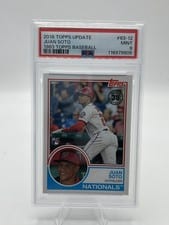 2018 Topps Update 1983 Baseball Juan Soto #83-12 card