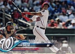 2018 Topps Update Base Set Juan Soto #US104 card