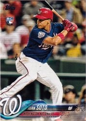 2018 Topps Update Base Set Juan Soto #US300 card