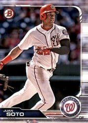 2019 Bowman Base Set Juan Soto #92 card