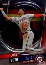 2019 Finest Base Set Juan Soto #67 card