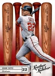 2019 Panini Leather & Lumber Base Set Juan Soto #97 card